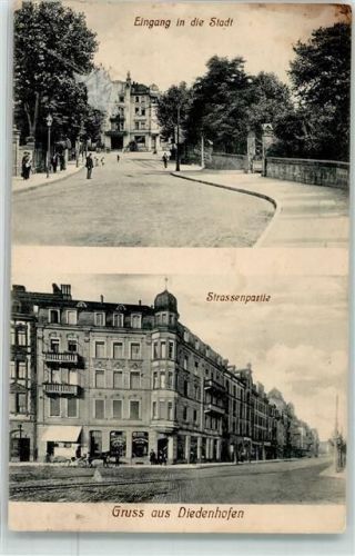 Thionville 1916 Eingang in die Stadt