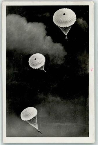 Filmfoto Verlag Nr. R 235 Aufnahme PK Seeger Weltbild Fallschirm