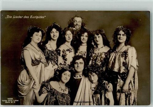 W1000 Charlottenburg Staegemann/Stägemann Die Lieder des Euripides Theater Schauspieler Opernsänger