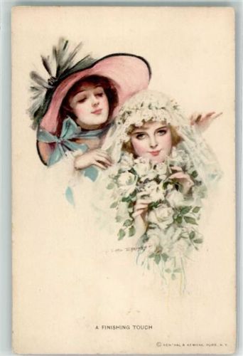 1914 sign. F. Earl Christy Hochzeit Verlag Reinthal & Newman Nr. 308