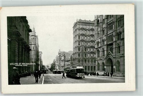 Melbourne - Collins Street Straßenbahn