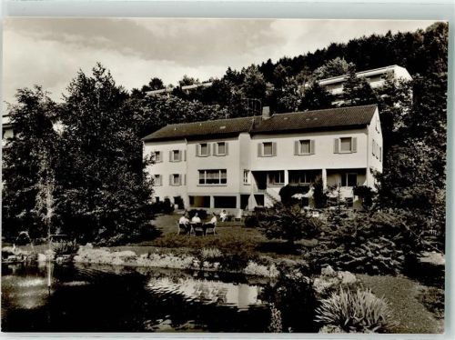 97616 W8740 Bad Neustadt a d Saale Foto AK Pension Bonfig