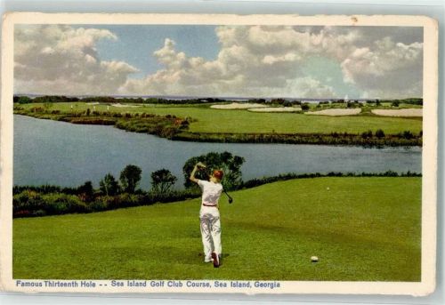 Brunswick Famous Thirteenth Hole Sea Island Golf Club