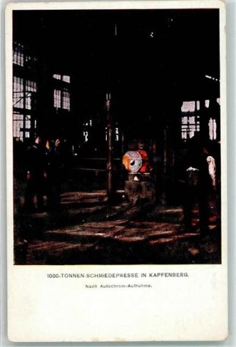 Kapfenberg 1000 Tonnen Schmiedepresse Gebr.Böhler und Co
