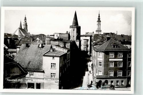 Neustadt O.S. Prudnik Privatfoto KEINE AK Marien Apotheke am Niedertor