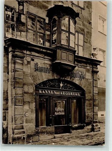 Nürnberg Bildserie der Boehringer Firma historische Gebäude Deutschlands - Kannen Apotheke