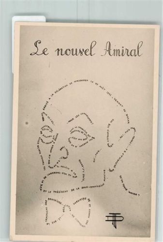Le nouvel Admiral Künstlerkarte