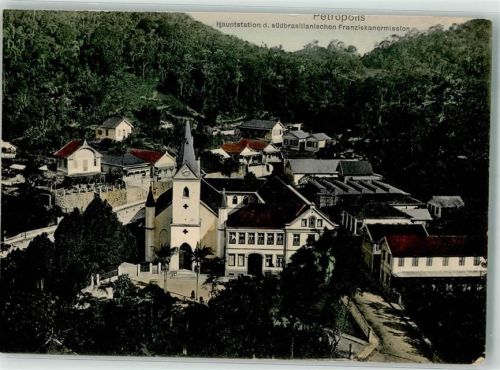 Petropolis 1912 Kirche Bahnpost Münster-Lippstadt