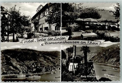 Assmannshausen Hotel Unter den Linden Burg Rheinstein