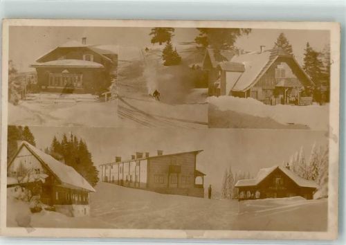 Rijeka Fiume 1934 Gebrauchsspuren Ort lt. Stempel Kostrena Fotomontage AK Wnter