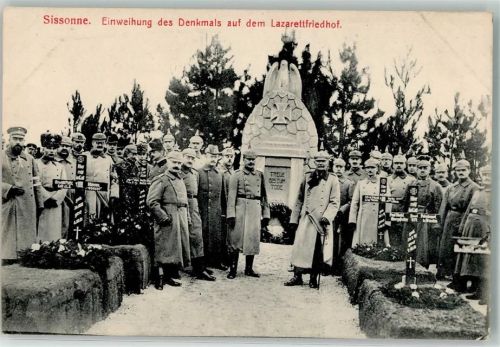Sissonne Einweihung des Denkmals auf dem Lazarettfriedhof General August von Mackensen ?
