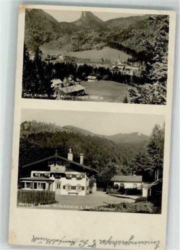 83700 W8185 Kreuth b Tegernsee 1904 Foto AK Geschäft Herzogl. Bayerische Hofbäckerei