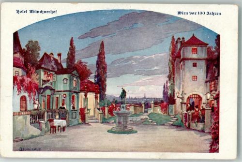 Wien sign. Magerle Hotel Münchnerhof