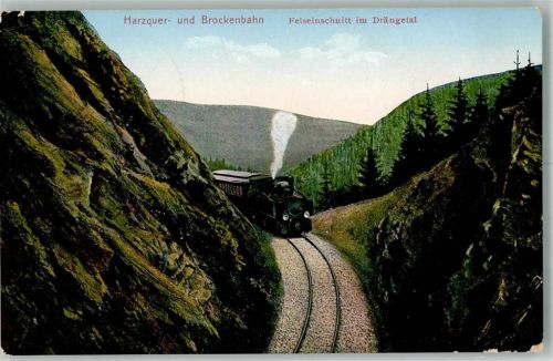 Wernigerode 1938 Brockenbahn Drängetal