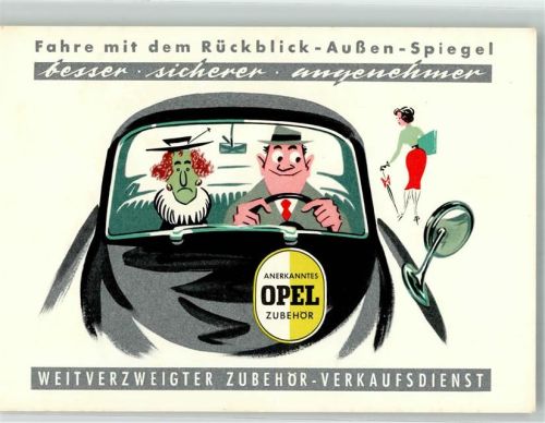 Opel Außenspiegel Humor