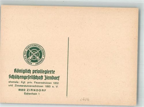 Zirndorf Schützengesellschaft KEINE AK