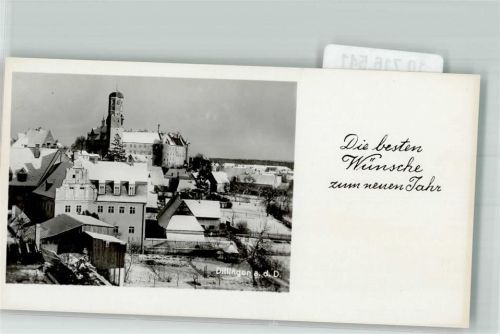 89407 W8880 Dillingen a d Donau Mini AK Winter Schloss