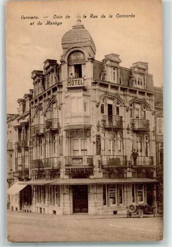 Verviers Coin de la Rue de la Concorde et du Manege Oldtimer