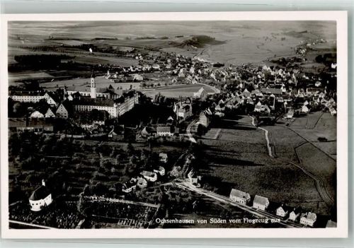 Ochsenhausen Fliegeraufnahme Freigegeben d. R.L.M.