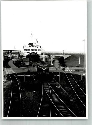 Puttgarden Trajektschiffe Theodor Heuss Eisenbahn Ort handschriftlich