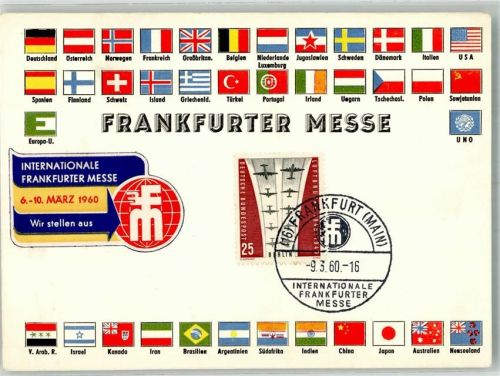 Frankfurt Internationale Frankfurter Messe 6.-10.3.1960