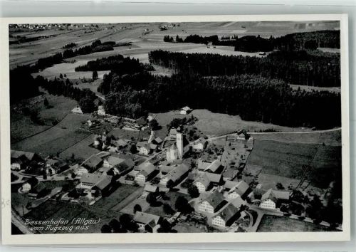 Biessenhofen 1942 Fliegeraufnahme Strähle