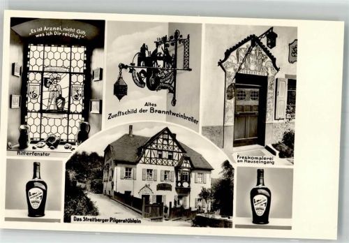 Streitberg Gasthaus Das Streitberger Pilgerstübchen Zunftzeichen Weinbrenner