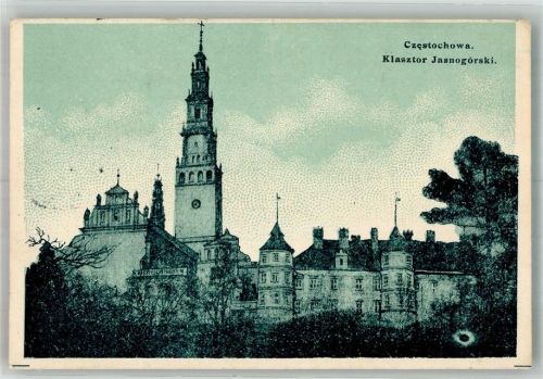 Tschenstochau 1915 Kirche Kloster Jasnogorski Feldpost WK I