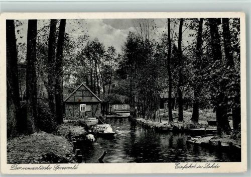 Lehde Einfahrt in Lehde