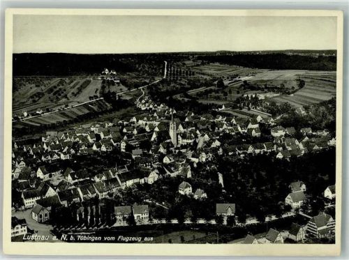 Lustnau Fliegeraufnahme Lustnau Ev. Kirche