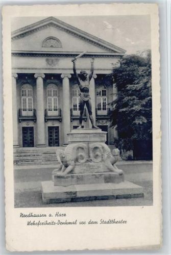 Nordhausen Wehrfreiheits-Denkmal Stadttheater
