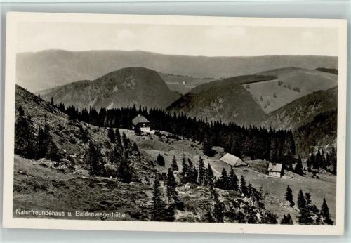 W7828 Feldberg , Schwarzwald Naturfreundehaus und Baldenwegerhütte Naturfreundehaus