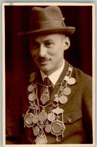 Schützenkönig Schützen Privatfoto AK