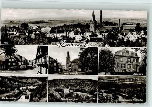 Burscheid Hauptstraße Markusmühle Hauptstraße Altenberger Dom Rathaus Talsperre Diepental
