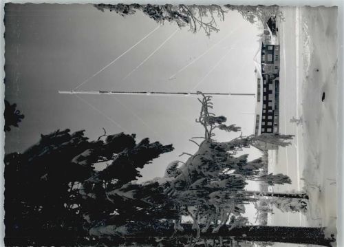Torfhaus Sendemast in der Winterlandschaft keine AK