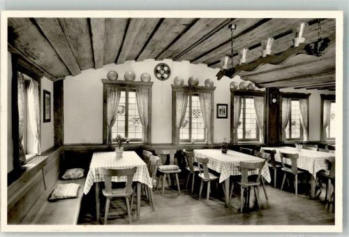 75385 W7265 Neubulach Gebrauchsspuren Gasthaus und Pension zum Rößle Foto AK