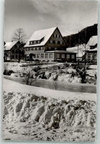 Obertal Winter Gasthaus Pension zum Engel