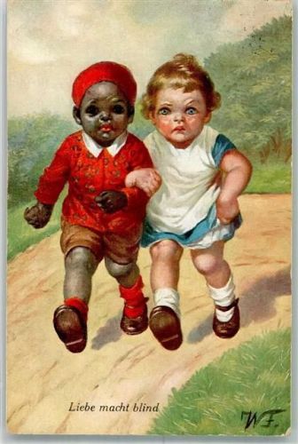 1930 Liebe macht blind , sign. Fialkowska, W.