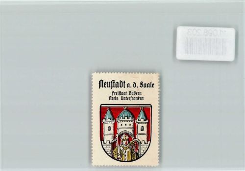 Bad Neustadt Vignette Wappen Kaffee Hag ca 1920-1940
