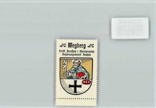 Wegberg Vignette Wappen Kaffee Hag ca 1920-1940