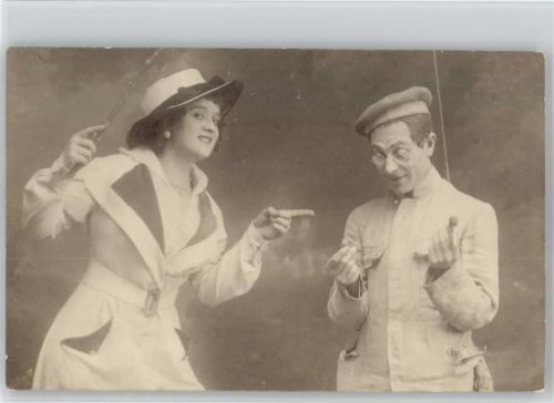 Foto ca 1925 AK Angler