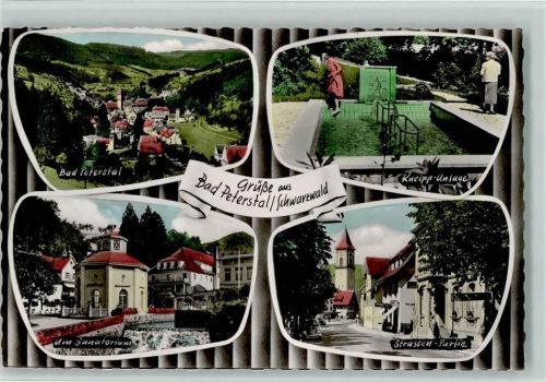Bad Peterstal Gesamtansicht Kneipp-Anlage Am Sanatorium Strassen-Partie 4-Bildaufnahme