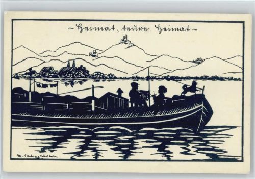 Heimat, teure Heimat - Binnenschiff - sign Sachse-Schubert