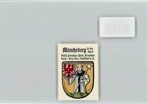 Müncheberg Vignette Wappen Kaffee Hag ca 1920-1940