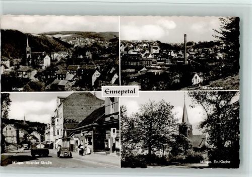 Ennepetal Ennepetal Ortsansichten Milspe Altenvoerde Voerder Straße Evangel. Kirche 4-Bildaufnahme