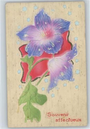 Blume in Relief-Druck - Souvenir affectueux