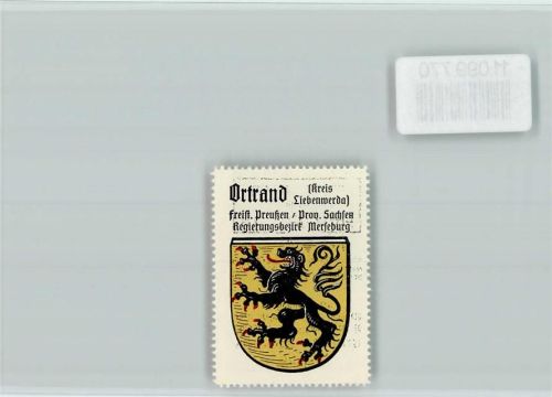 Ortrand Vignette Wappen Kaffee Hag ca 1920-1940