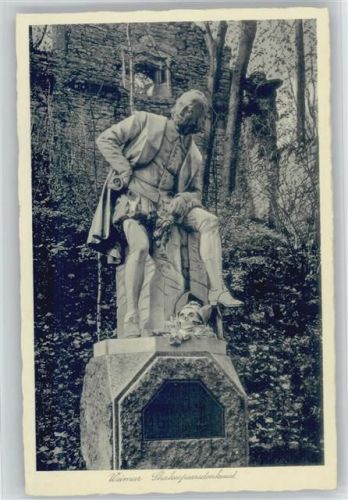 Weimar - Denkmal Foto AK