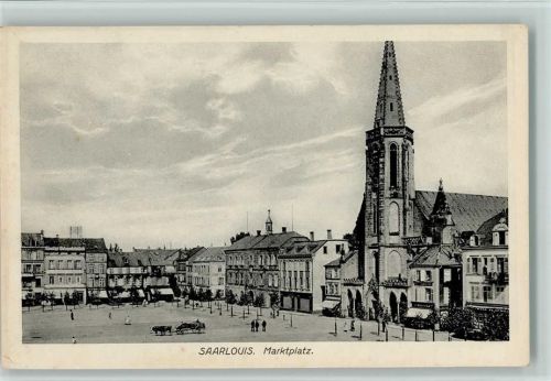 Saarlouis Marktplatz Kirche