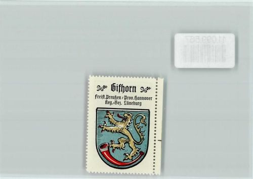 Gifhorn Vignette Wappen Kaffee Hag ca 1920-1940